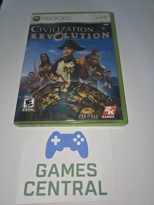 Civilization Revolution (Microsoft Xbox 360, 2008) NO MANUAL