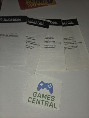 OEM Nintendo GameCube Health And Safety Precautions Booklet Insert Lot Of 4