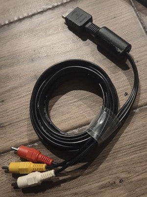 For Sony Playstation 2 3 PS3 PS2 PS1 RCA AV Composite Cable Adapter Audio Video