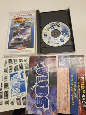 Sonic R (Sega Saturn, 1997) CIB COMPLETE IN BOX