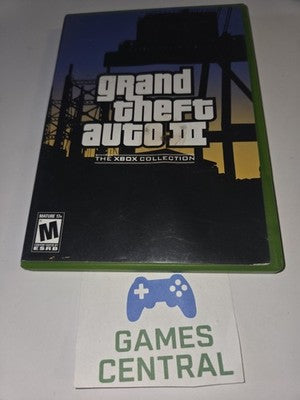 Grand Theft Auto 3 III (Microsoft Xbox, 2003) CIB NO MAP