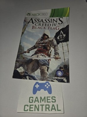 Assassin's Creed IV: Black Flag (Microsoft Xbox 360, 2013) MANUAL ONLY