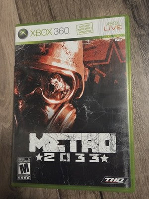 Metro 2033 (Xbox 360, 2010) CIB COMPLETE