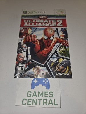 Marvel Ultimate Alliance (Microsoft Xbox 360, 2007) MANUAL ONLY