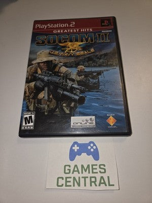 SOCOM II US Navy Seals (Sony Playstation 2, 2003) NO INSERTS