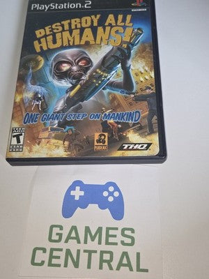 Destroy All Humans (Sony Playstation 2, 2005) NO MANUAL