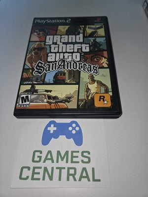 Grand Theft Auto San Andreas (Playstation 2, 2004) CIB WITH MAP