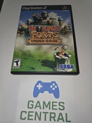 Worms Forts Under Siege (Sony Playstation 2, 2005) CIB COMPLETE