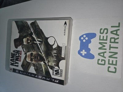 Kane & Lynch Dead Men (Sony Playstation 3 PS3, 2007) NO MANUAL