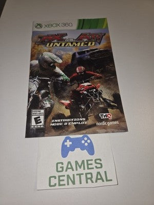 MX Vs ATV Unleashed (Xbox, 2007) MANUAL ONLY