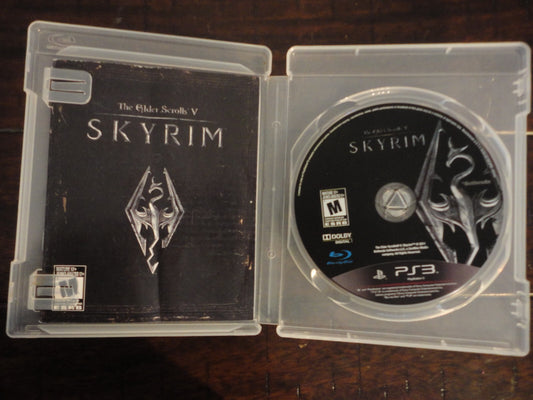 The Elder Scrolls V: Skyrim (PlayStation 3, 2011) NO ARTWORK
