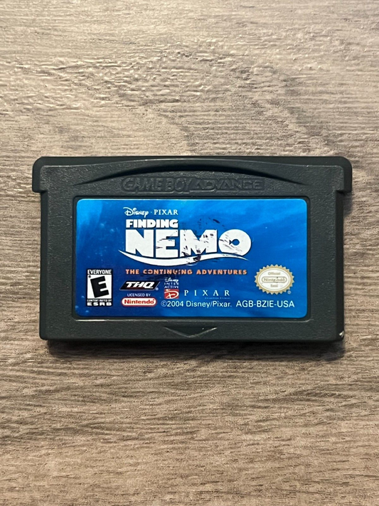 Finding Nemo: The Continuing Adventures (Game Boy Advance, 2004) CART ONLY