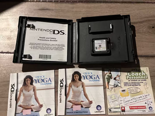 Quick Yoga Training (Nintendo DS, 2008) CIB COMPLETE