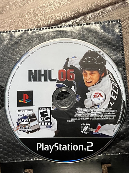 NHL 06 (Sony PlayStation 2, 2005) DISC ONLY