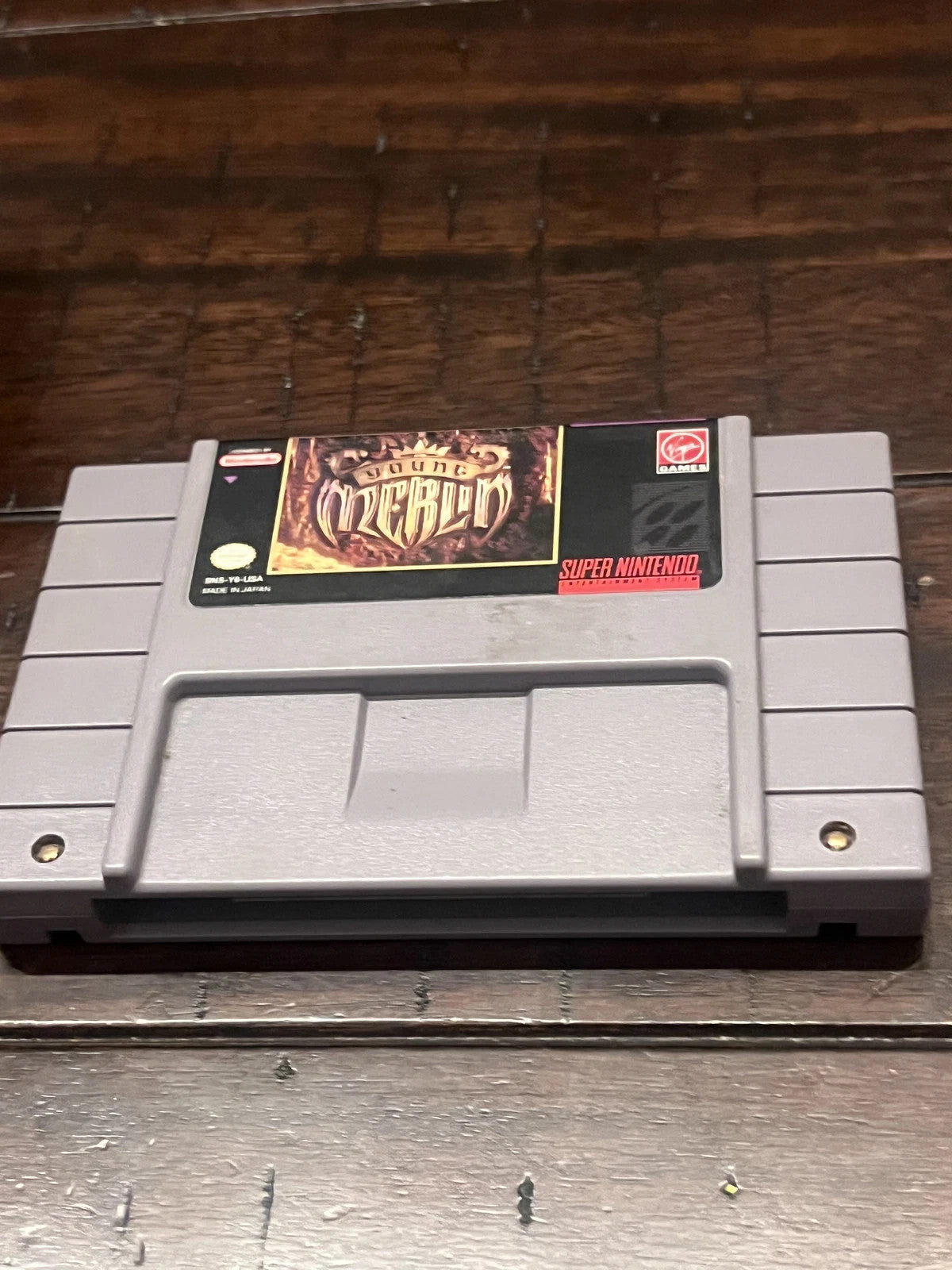 Young Merlin (Super Nintendo SNES, 1994) CART ONLY