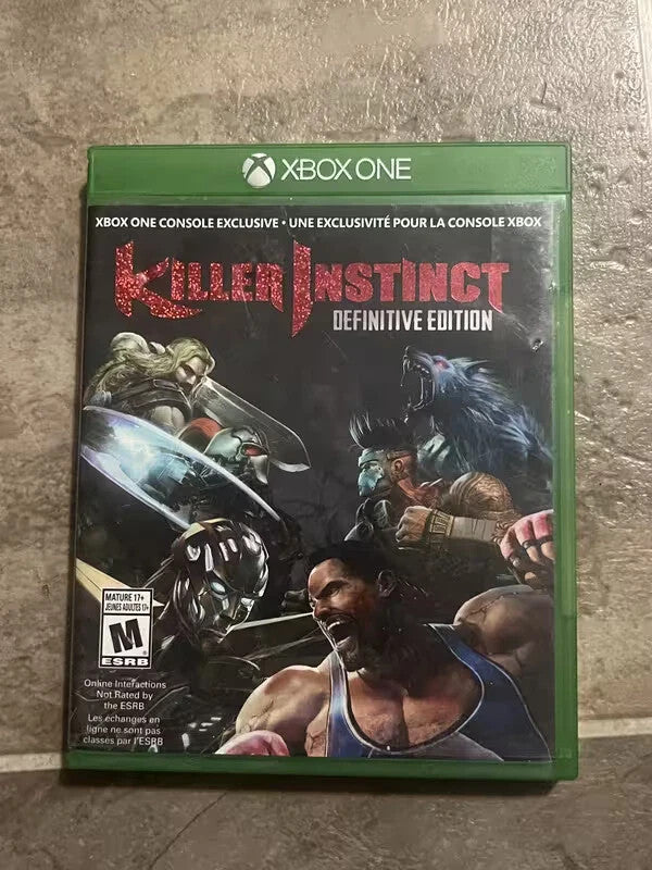 Killer Instinct: Definitive Edition (Microsoft Xbox One, 2016) CIB NO SOUNDTRACK