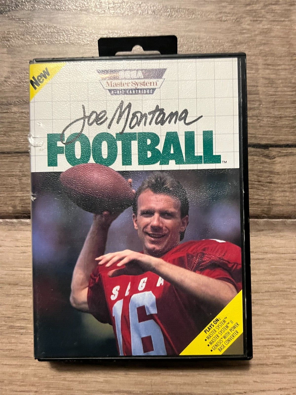 Joe Montana Football (Sega Master System, 1990) CIB WITH MANUAL