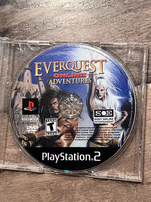 Everquest Online Adventures (Sony Playstation 2, 2003) DISC ONLY
