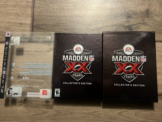 Madden NFL 09: 20th Anniversary Collector's Edition (Sony PlayStation 3, 2008)