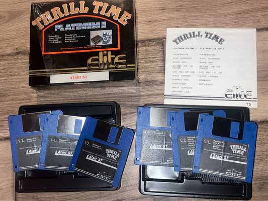 Thrill Time Platinum 2 Elite (Atari ST, 1989) CIB