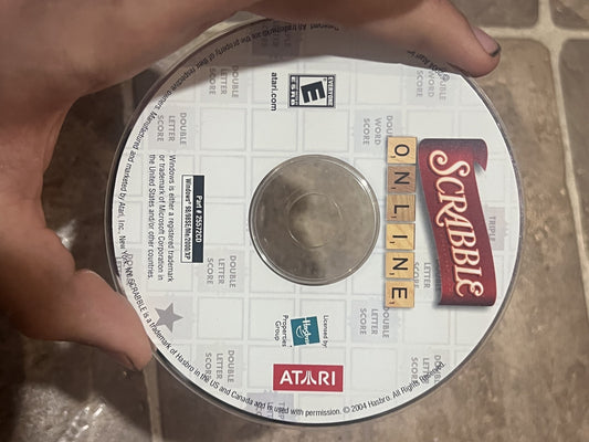 Scrabble Online (PC DVD-ROM, 2006) DISC ONLY