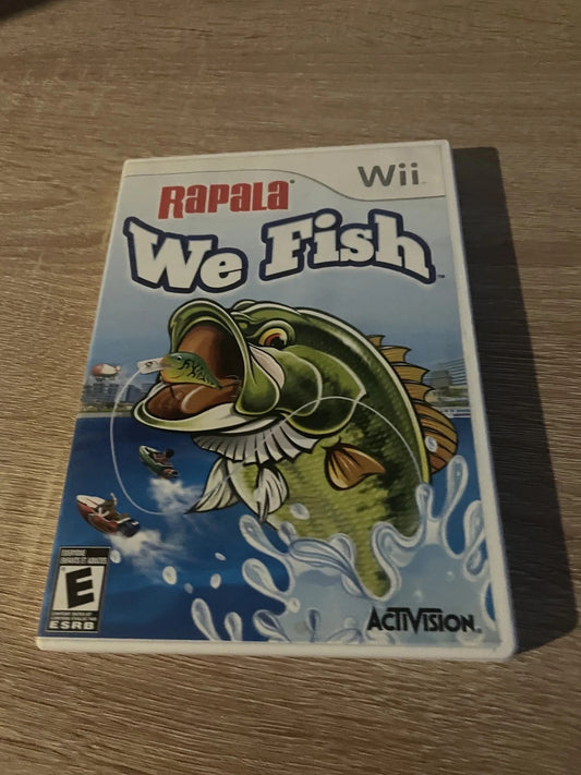 Rapala: We Fish (Nintendo Wii, 2009) CIB COMPLETE