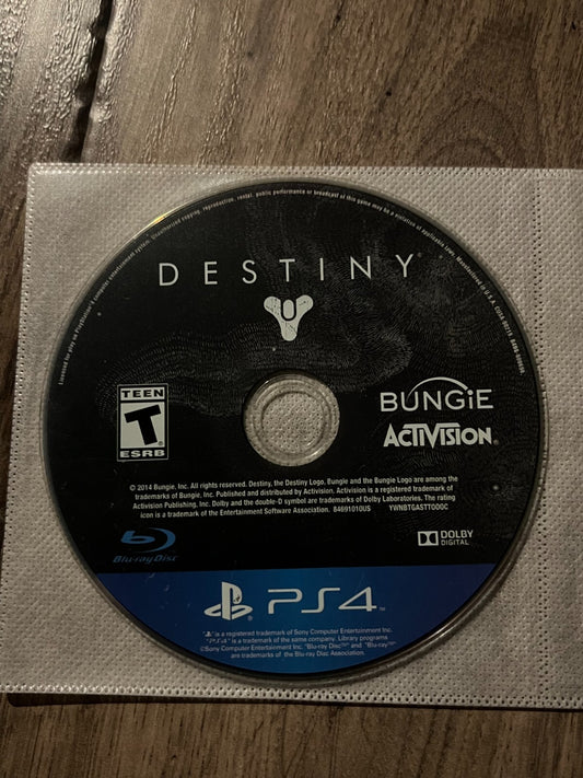 Destiny (Sony PlayStation 4, 2014) DISC ONLY