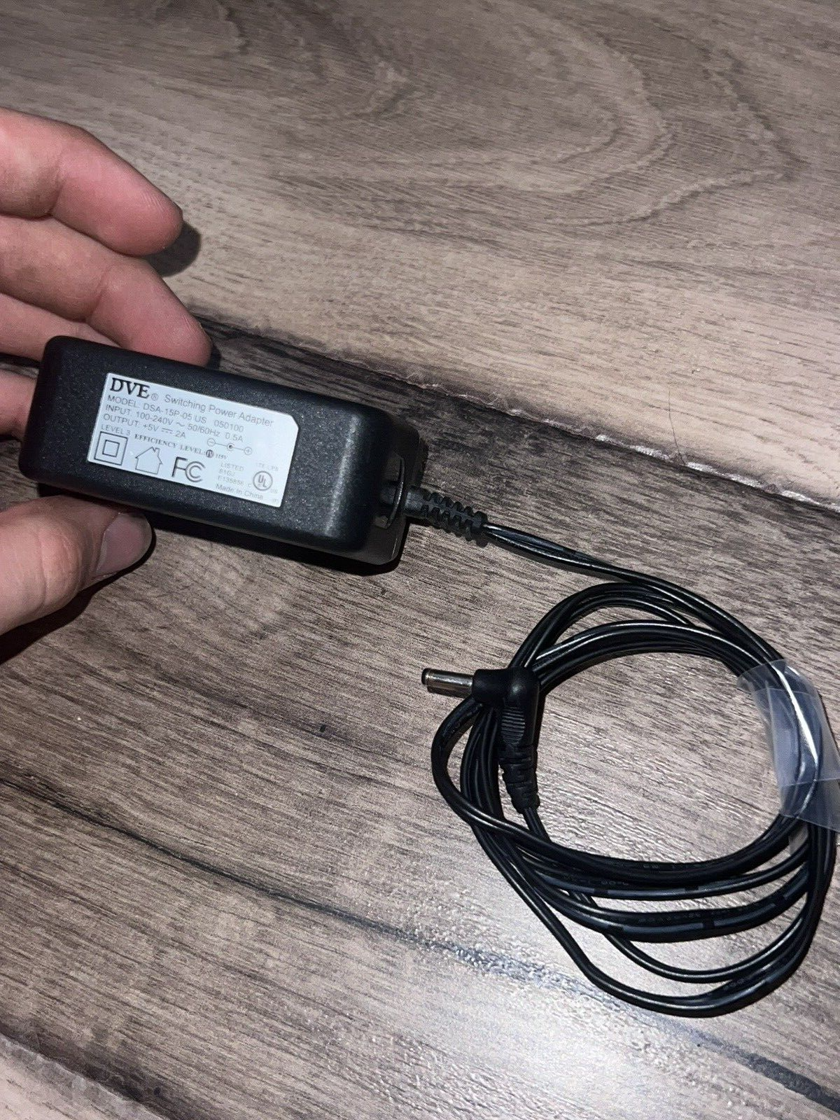 DVE AC Power Adapter Charger DSA-15P-05 US 050125 Switching