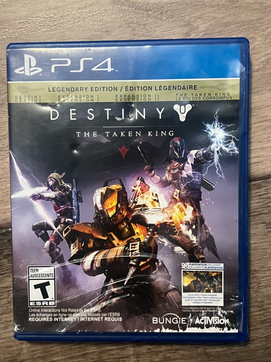 Destiny: The Taken King - Legendary Edition (Sony PlayStation 4, 2015) NO MANUAL