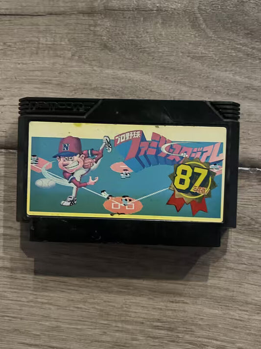 Family Stadium Famista 87  (Nintendo Famicom FC NES, 1987) CART ONLY NO END LABE
