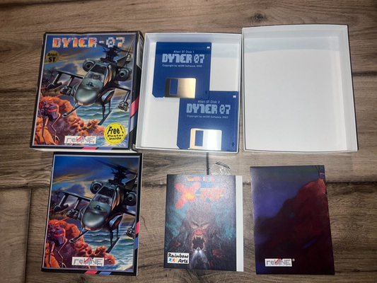 Dyter-07: 3.5" Floppy Disks (Atari St, 1990) CIB WITH MANUAL AND POSTER