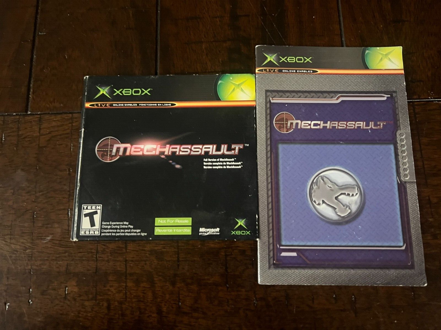 MechAssault: Not For Resale (Microsoft Xbox, 2002) CIB WITH MANUAL
