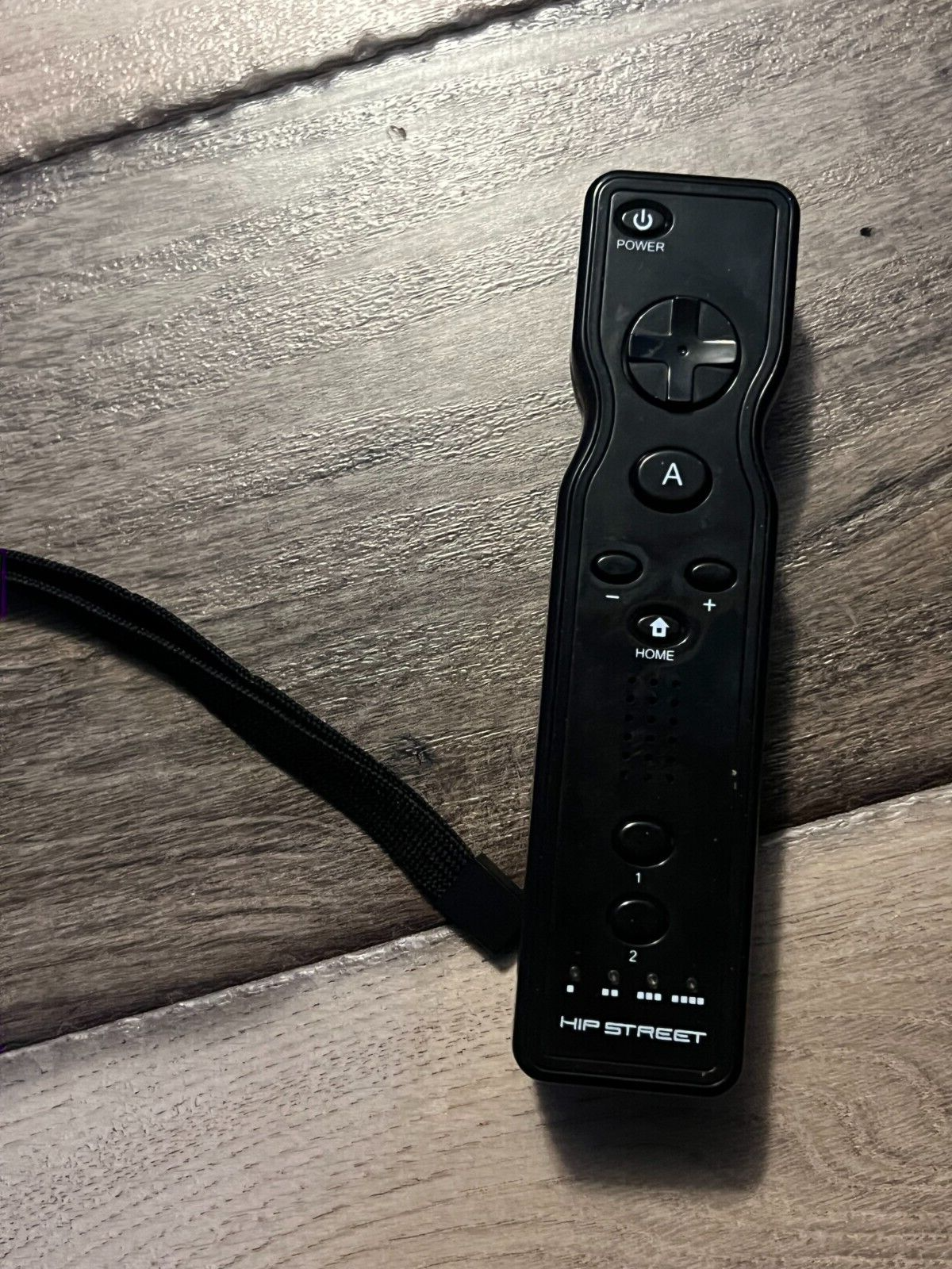 Wand Controller Black For Wii Wiimote Very Good Hip Street