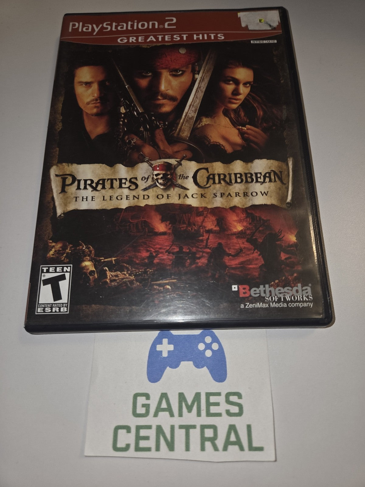 Pirates of the Caribbean The Legend of Jack Sparrow (PS2, 2006) CASE + MANUAL