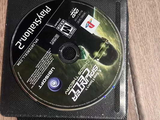 Tom Clancy's: Splinter Cell - Chaos Theory (Sony Playstation 2, 2005) DISC ONLY