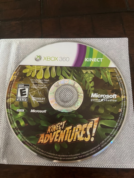 Kinect Adventures (Microsoft Xbox 360, 2010) DISC ONLY
