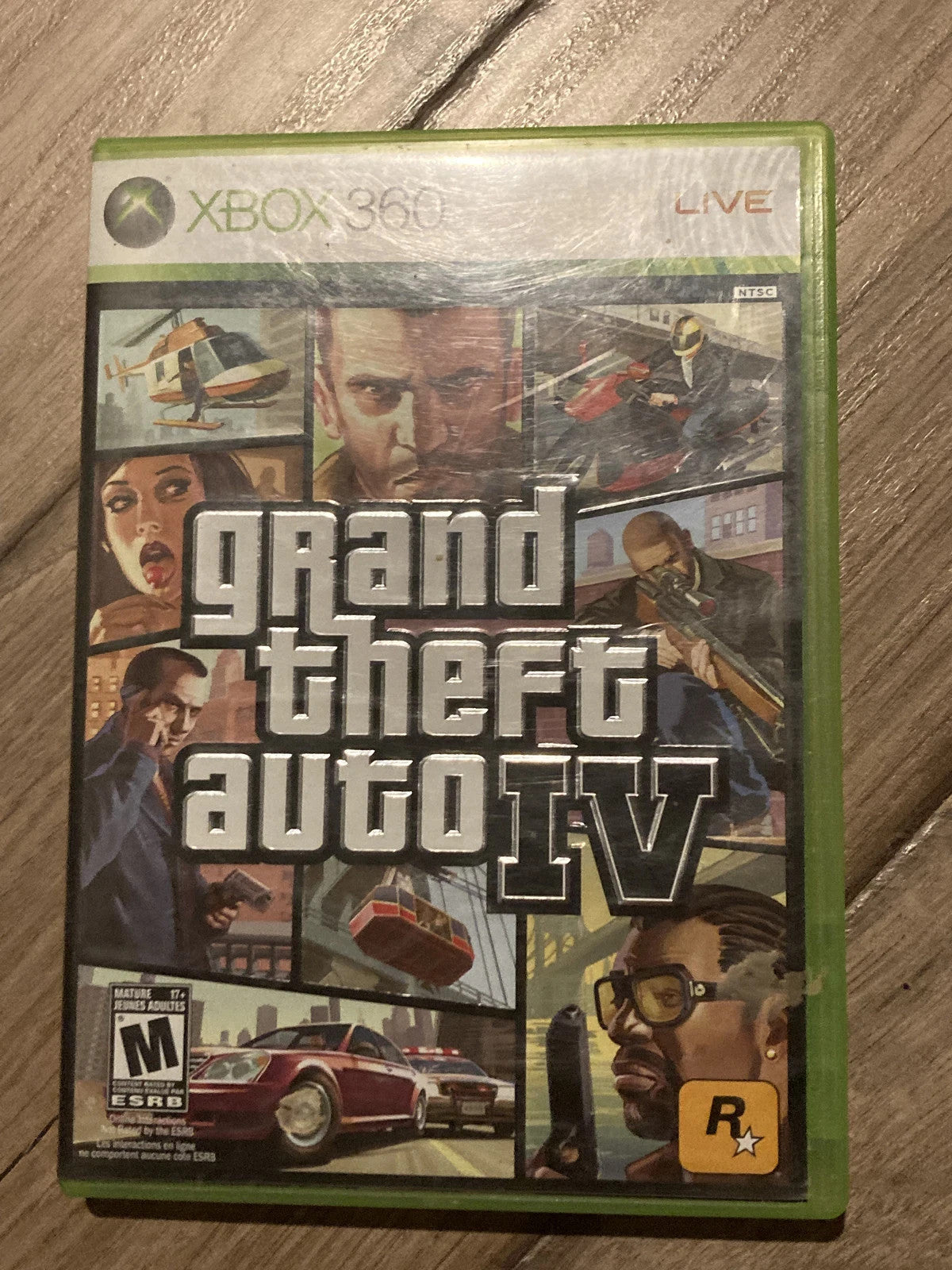 Grand Theft Auto IV (Microsoft Xbox 360, 2008) NO MANUAL