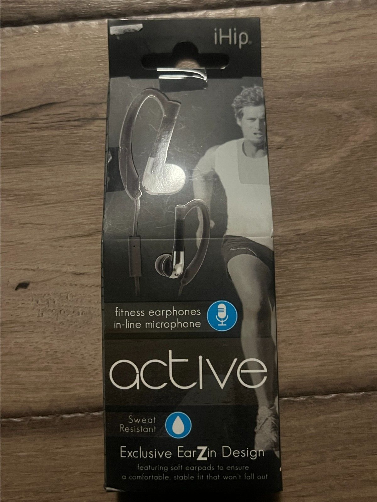 IHip IP-SEP82-W Fitness Earphones Black NEW SEALED