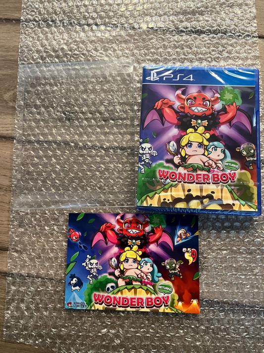 Wonder Boy Returns: Strictly Limited (Sony PlayStation 4, 2019) NEW SEALED