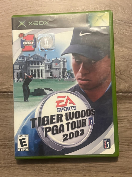 Tiger Woods PGA Tour 2003 (Microsoft Xbox, 2002) NO MANUAL