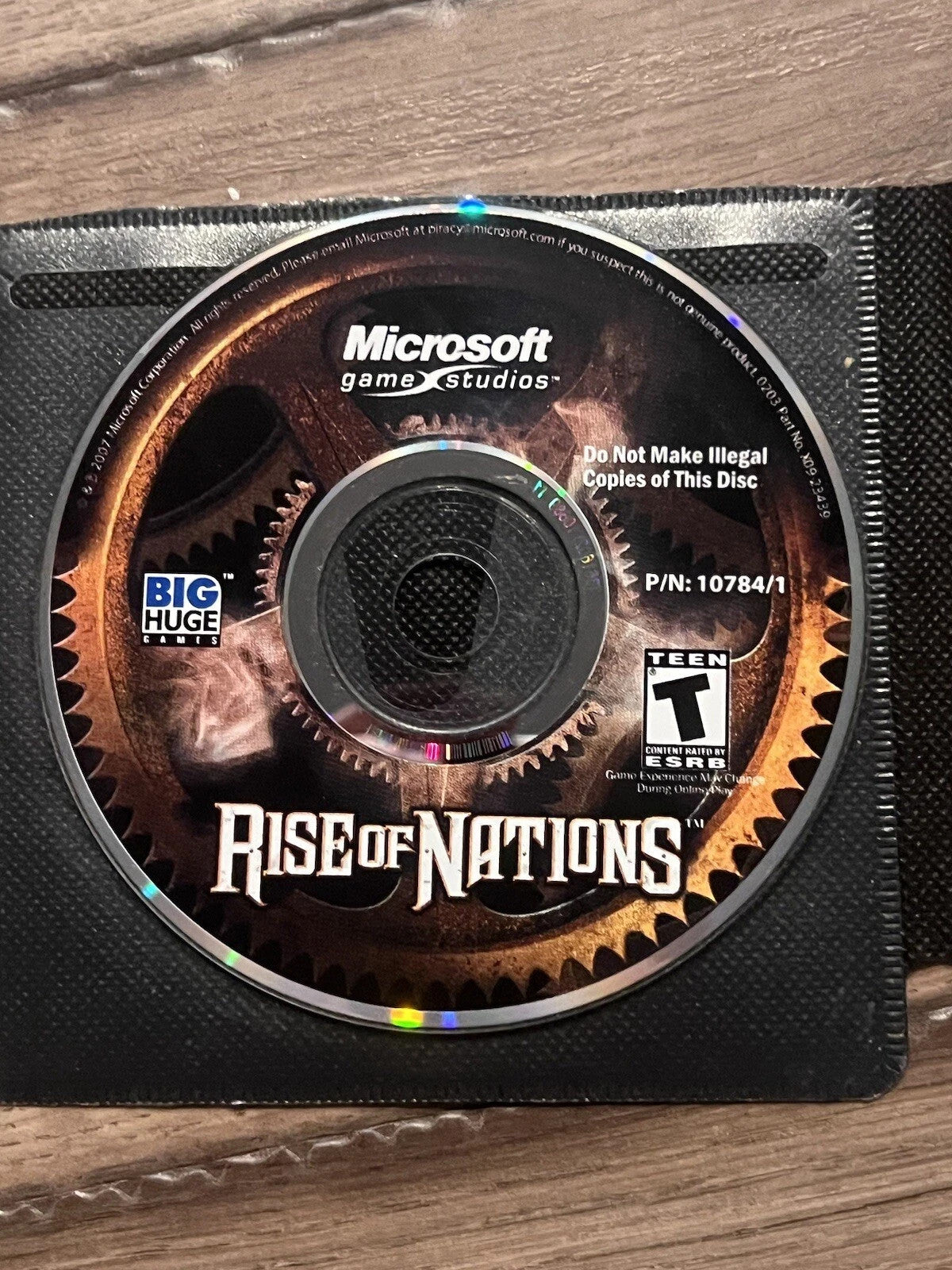 Rise of Nations (PC CD-ROM, 2003) DISC ONLY