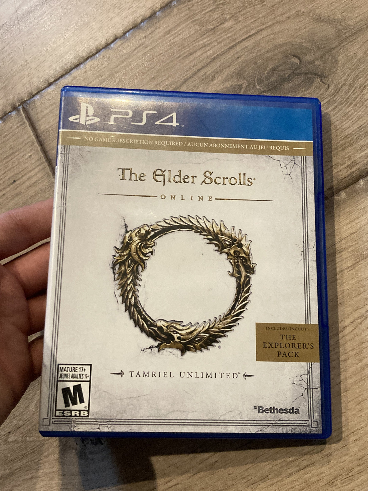 The Elder Scrolls Online Tamriel Unlimited (Sony PlayStation 4 PS4 2015) CIB
