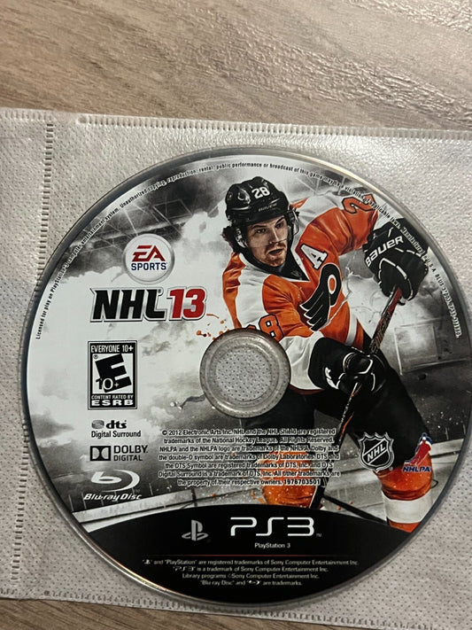 NHL 13 (Sony PlayStation 3, 2012) DISC ONLY