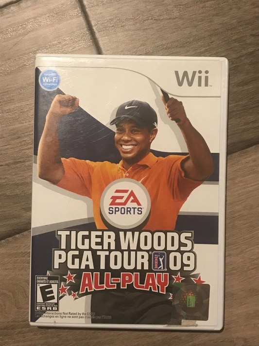 Tiger Woods PGA Tour 09: All-Play (Nintendo Wii, 2008) CIB