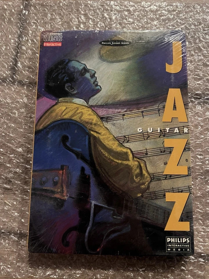 Jazz Guitar Private Lesson Series (Phillips CD-i, 1992) NEW SEALED LONGBOX