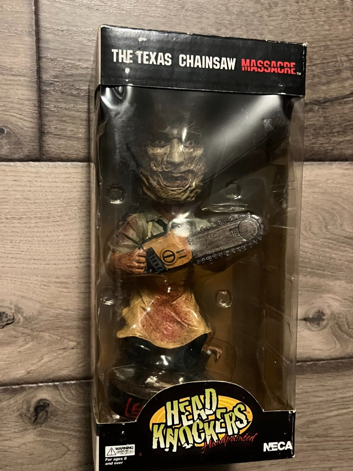 NECA The Texas Chainsaw Massacre Head Knockers Leatherface BRAND NEW