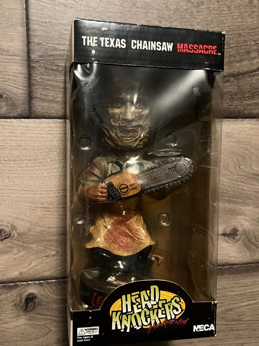 NECA The Texas Chainsaw Massacre Head Knockers Leatherface BRAND NEW