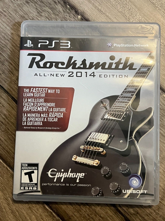 Rocksmith: 2014 Edition (Sony PlayStation 3, 2013) CIB