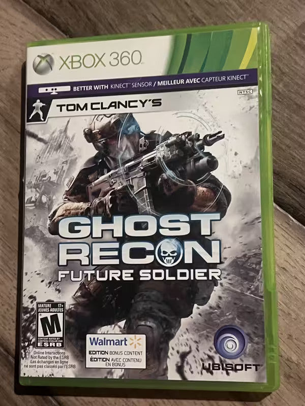 Tom Clancy's Ghost Recon: Future Soldier (Microsoft Xbox 360, 2012) CIB COMPLETE