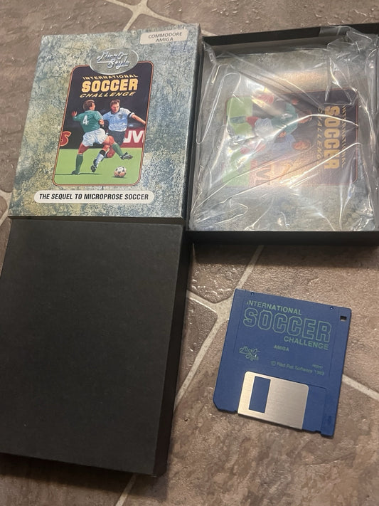 International Soccer Challenge Commodore Amiga CIB COMPLETE IN BOX